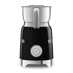 SMEG Retro 50’s Style Milk Frother, MFF11BLUK (Black, 500 W, 250 ml)
