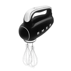 SMEG Retro 50’s Style Hand Mixer, HMF01BLUK (Black, 250 W)