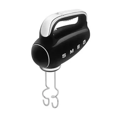 SMEG Retro 50’s Style Hand Mixer, HMF01BLUK (Black, 250 W)