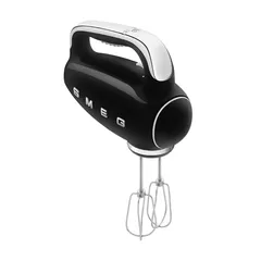 SMEG Retro 50’s Style Hand Mixer, HMF01BLUK (Black, 250 W)