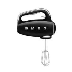 SMEG Retro 50’s Style Hand Mixer, HMF01BLUK (Black, 250 W)