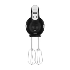 SMEG Retro 50’s Style Hand Mixer, HMF01BLUK (Black, 250 W)