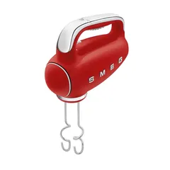 SMEG Retro 50’s Style Hand Mixer, HMF01RDUK (Red, 250 W)
