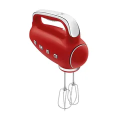 SMEG Retro 50’s Style Hand Mixer, HMF01RDUK (Red, 250 W)