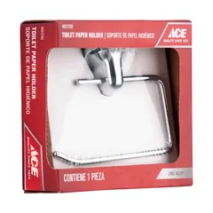 Ace Sq. Toilet Paper Roll Holder Chrome