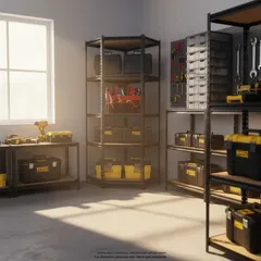 Ace 5 Tier Corner Shelf Unit (94 x73 x7 cm)