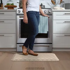 GelPro Polyurethane Trellis Kitchen Mat (76.2 x 50.8 cm, Khaki)