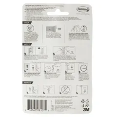 3M Command Season Promo Black Matte Hook with Metal Hook Pack (2 Pc.)