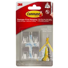 3M Command Season Promo Black Matte Hook with Metal Hook Pack (2 Pc.)