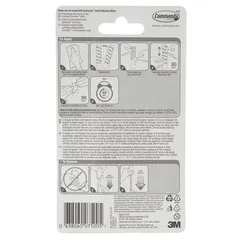 3M Command Season Promo Black Matte Hook with Metal Hook Pack (2 Pc.)