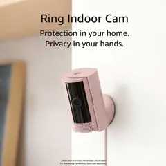 Ring 2nd Generation Motion Detection Indoor Camera, B0CRM8CCFN (4.9 x 4.9 x 9.6 cm, Blush)