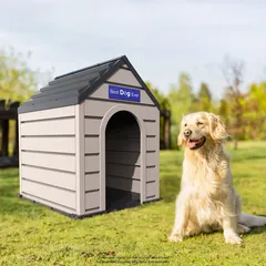 Cosmoplast Kennel Outdoor Vinyl Pet House (9 x 110 x 117 cm)
