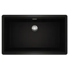 Teka 2-in-1 Installation Quartz & Acrylic Resins Kitchen Sink W/One Bowl (80 cm Base Unit, Black)