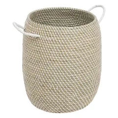 Atmosphera Soleya Basket Straw (2 Pc., D. 39 x H. 58 cm)
