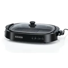 Black+Decker Electric Flat Health Grill, GH1500-B5 (1500 W)