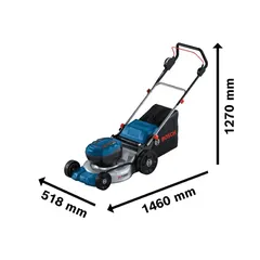 Bosch Professional Cordless Lawn Mower (18v2-46 Br 2Btry)