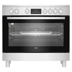 Beko Freestanding 5 Zone Ceramic Electric Cooker, BGM 30203 EX (90 x 90 x 60 cm, 111 L)