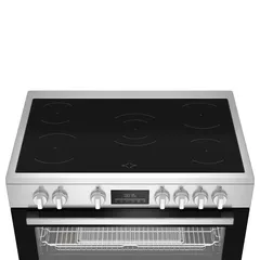 Beko Freestanding 5 Zone Ceramic Electric Cooker, BGM 30203 EX (90 x 90 x 60 cm, 111 L)