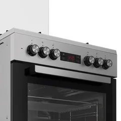 Beko Freestanding 4-Burner Multi-Functional Gas Cooker, FSM61330DXDSL (85 x 60 x 60 cm, 72 L)