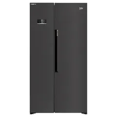 Beko Freestanding Side-By-Side Refrigerator, GNE741PP (635 L)