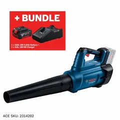 Bosch Professional Leaf Blower W/1x4ah Procore Battery, Charger (18V-750)