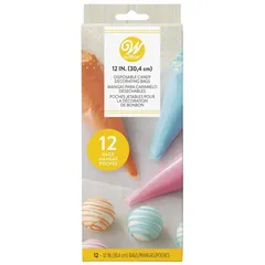 Wilton Disposable Candy Decorating Bags (30.48 cm, 12 Pc.)