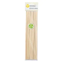 Wilton Bamboo Dowel Rods (7.7 x 0.6 x 35.6, 12 Pc.)