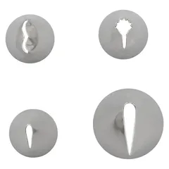 Wilton Stainless Steel Ruffles Decorating Tip Set (4 Pc.)