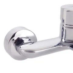 Bold Olia Brass Chrome Bath And Shower Mixer Tap (17 x 4 x10 cm)