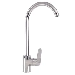 Bold Olia Brass Chrome Sink Mixer Tap (10 x 4 x 40 cm)