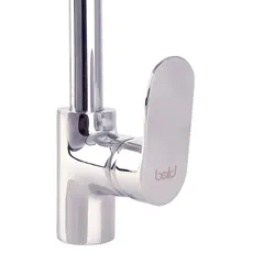 Bold Olia Brass Chrome Sink Mixer Tap (10 x 4 x 40 cm)