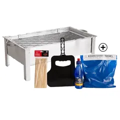 Portable BBQ Grill Set, Galva-5pcs (5 Pc.)