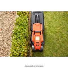 Black+Decker Lawn Mower W/Bike Handle (1200W)