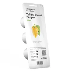 Click & Grow Sweet Pepper Plant Pods (Yellow, 3 Pc.)