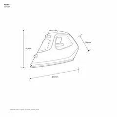 Electrolux EasyLine Steam Iron, ESI4007 (1600 W, 0.25 L)