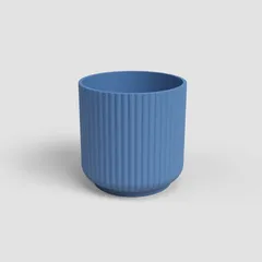 Artevasi Luna Plant Pot (Blue, 12 cm)