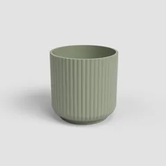 Artevasi Luna Plant Pot (Green, 15 cm)