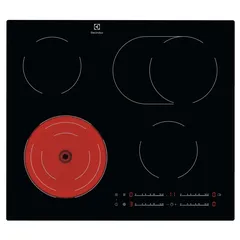 Electrolux Built-In 4-Zone Ceramic Electric Hob, EHR64441CK