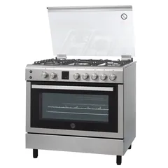 Hoover Freestanding 5-Burner Full Gas Cooker W/Oven, HGC-V95G-S (90 x 60 cm, 100 L)
