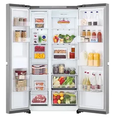 LG Freestanding LinearCooling™, Side-by-Side Refrigerator, GR-B267KLJW (658 L)