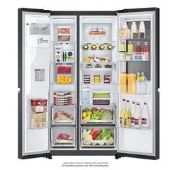LG Freestanding Side-by-Side InstaView™ Refrigerator, Gr-X267CQEW