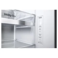 LG Freestanding Side-by-Side InstaView™ Refrigerator, Gr-X267CQEW
