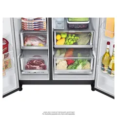 LG Freestanding Side-by-Side InstaView™ Refrigerator, Gr-X267CQEW