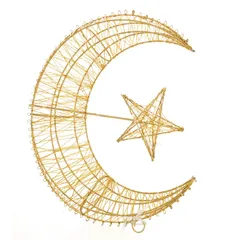 Oasis 3 Dimensional Moon and Stars Decor (30 cm)