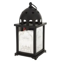 Oasis Lantern Mirror Surface Decor (12.5 x 12.5 x 27 cm)