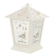 Oasis Lantern Mirror Surface Decor (11.5 x 11.5 x 17 cm)