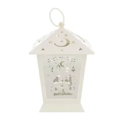 Oasis Lantern Mirror Surface Decor (11.5 x 11.5 x 17 cm)