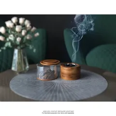 Hilalful Mini Wooden Incense Burner (8 cm)