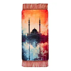 Hilalful Mirrored Grand Mosque Foam Prayer Mat (120 x 60 cm)