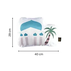 Hilalful Mosque Pillow (13 x 38 x 28 cm)